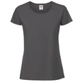 Gris foncé - Front - Fruit Of The Loom -T-Shirt - Femmes