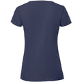 Bleu - Back - Fruit Of The Loom -T-Shirt - Femmes