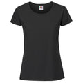 Noir - Front - Fruit Of The Loom -T-Shirt - Femmes