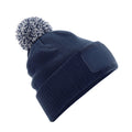 Bleu marine-gris clair - Front - Beechfield - Bonnet  SNOWSTAR - Unisexe