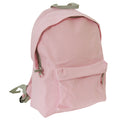 Rose-Gris - Front - Bagbase - Sac à dos junior - 14 litres (Lot de 2)