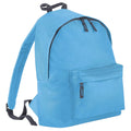 Bleu vif-Graphite - Front - Bagbase - Sac à dos junior - 14 litres (Lot de 2)