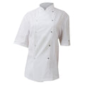 Blanc - Front - Dennys - Veste de chef - Homme (Lot de 2)