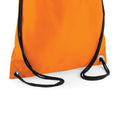 Orange - Back - BagBase Budget - Sac de gym résistant à l´eau avec cordon de serrage (11 litres) (Lot de 2)