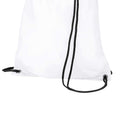 Blanc - Back - BagBase Budget - Sac de gym résistant à l´eau avec cordon de serrage (11 litres) (Lot de 2)