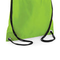 Vert citron - Back - BagBase Budget - Sac de gym résistant à l´eau avec cordon de serrage (11 litres) (Lot de 2)