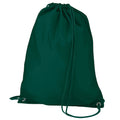 Vert bouteille - Front - Sac de gym Quadra - 7 litres (Lot de 2)