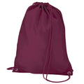 Bordeaux - Front - Sac de gym Quadra - 7 litres (Lot de 2)