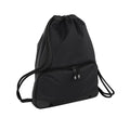 Noir-Noir - Front - Bagbase Athleisure - Lot de 2 sacs de gym hydrofuge à cordon ATHLEISURE