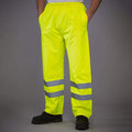 Jaune Haute Visibilité - Back - Yoko - Surpantalons de travail imperméable haute visibilité - Homme (Lot de 2)