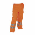 Orange haute visibilité - Front - Yoko - Pantalon de travail imperméable haute visibilité - Homme (Lot de 2)