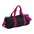 Noir-Fuchsia - Front - Bagbase - Sac de voyage (20 litres) (Lot de 2)