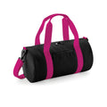 Noir-Fuchsia - Front - Bagbase - Petit sac polochon (Lot de 2)