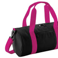 Noir-Fuchsia - Back - Bagbase - Petit sac polochon (Lot de 2)