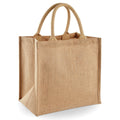 Naturel - Front - Westford Mill - Sac en jute (14 litres) (Lot de 2)