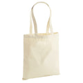 Naturel - Front - Westford Mill EarthAware - Sac de courses en coton organique (10 litres) (Lot de 2)