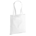 Blanc - Front - Westford Mill EarthAware - Sac de courses en coton organique (10 litres) (Lot de 2)