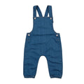 Bleu denim - Front - Babybugz - Salopette ROCKS - Bébé