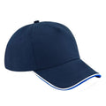 Bleu marine-bleu roi-blanc - Front - Beechfield - Casquette AUTHENTIC - Unisexe