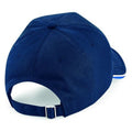 Bleu marine-bleu roi-blanc - Back - Beechfield - Casquette AUTHENTIC - Unisexe