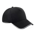 Noir-blanc - Front - Beechfield - Casquette AUTHENTIC - Unisexe