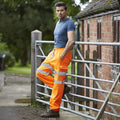 Orange fluo - Back - Yoko - Pantalon de jogging - Adulte