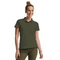 Vert kaki foncé - Back - Russell - Polo - Femme