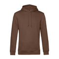 Marron foncé - Front - B&C - Sweat à capuche - Homme