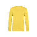 Jaune - Front - B&C - Sweat ORGANIC - Homme