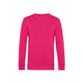 Magenta - Front - B&C - Sweat ORGANIC - Homme