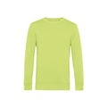 Vert citron - Front - B&C - Sweat ORGANIC - Homme