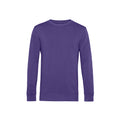 Violet - Front - B&C - Sweat ORGANIC - Homme