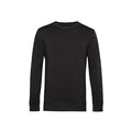 Noir - Front - B&C - Sweat ORGANIC - Homme