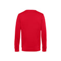 Rouge - Back - B&C - Sweat ORGANIC - Homme