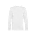 Blanc - Front - B&C - Sweat ORGANIC - Homme