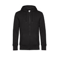 Noir - Front - B&C - Veste à capuche KING - Homme