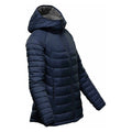 Bleu marine - Gris foncé - Side - Stormtech - Doudoune STAVANGER - Femme