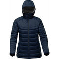 Bleu marine - Gris foncé - Front - Stormtech - Doudoune STAVANGER - Femme