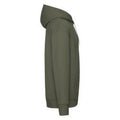 Olive classique - Side - Fruit of the Loom - Sweat à capuche - Homme