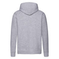 Gris chiné - Back - Fruit of the Loom - Sweat à capuche - Homme