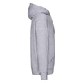 Gris chiné - Side - Fruit of the Loom - Sweat à capuche - Homme