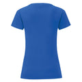 Bleu roi - Back - Fruit of the Loom - T-shirt ICONIC - Fille