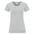 Anthracite - Front - Fruit of the Loom - T-shirt ICONIC - Fille