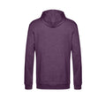 Violet chiné - Back - B&C - Sweat à capuche - Homme