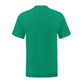 Vert chiné - Back - Fruit Of The Loom - T-shirt manches courtes ICONIC - Homme