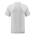 Gris chiné - Back - Fruit Of The Loom - T-shirt manches courtes ICONIC - Homme