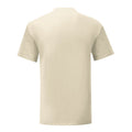 Beige pâle - Back - Fruit Of The Loom - T-shirt manches courtes ICONIC - Homme