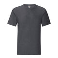 Gris chiné - Lifestyle - Fruit Of The Loom - T-shirt manches courtes ICONIC - Homme