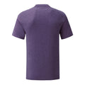 Violet Chiné - Back - Fruit Of The Loom - T-shirt manches courtes ICONIC - Homme