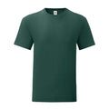 Vert forêt - Front - Fruit Of The Loom - T-shirt manches courtes ICONIC - Homme